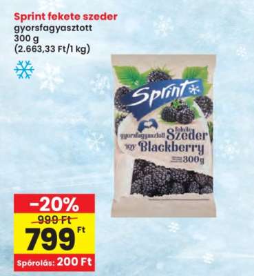 SPRINT Fekete szeder