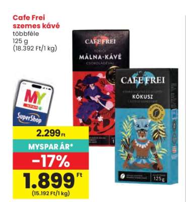 CAFE FREI Szemes kávé*