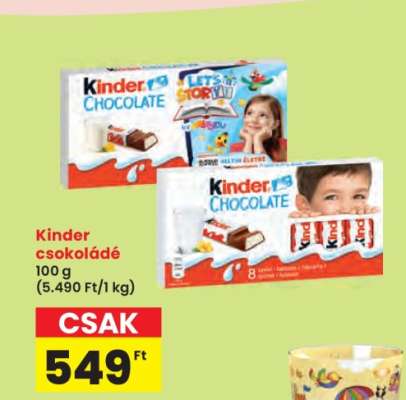 KINDER Csokoládé
