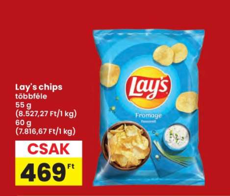Lay's chips többféle