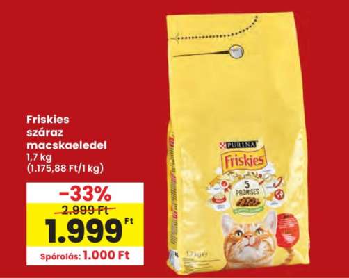 FRISKIES Száraz macskaeledel*