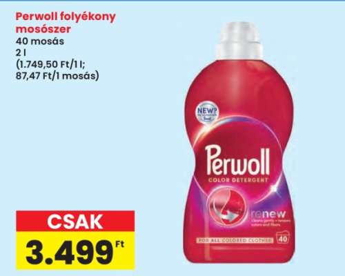 Perwoll folyékony mosószer
