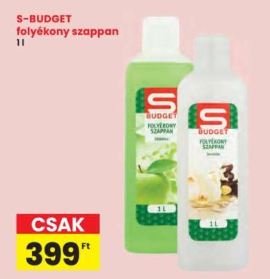 S-BUDGET folyékony szappan