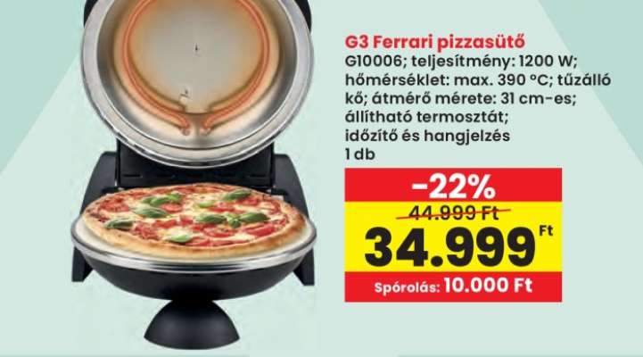 G3 Ferrari pizzasütő