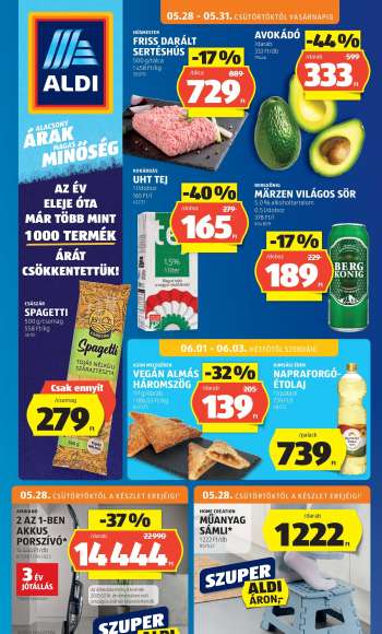 thumbnail - Akciós újság Aldi - 22. hét