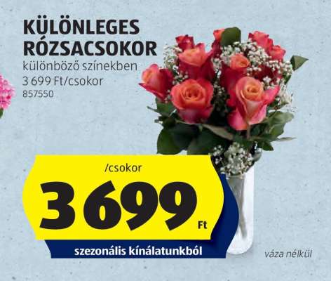 Különleges Rózsacsokor