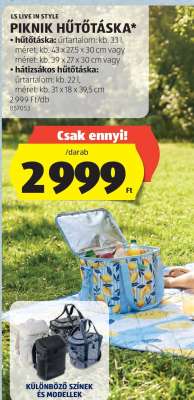 PIKNIK HŰTŐTÁSKA