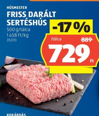 Friss, darált sertéshús