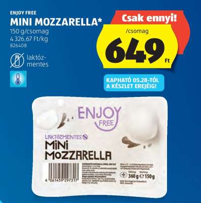 ENJOY FREE MINI MOZZARELLA