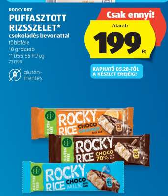 ROCKY RICE PUFFASZTOTT RIZSSZELET