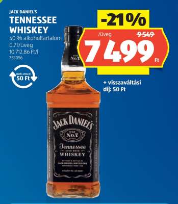 Jack Daniel's Tennessee whiskey