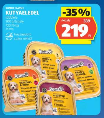 ROMEO CLASSIC KUTYAELEDEL