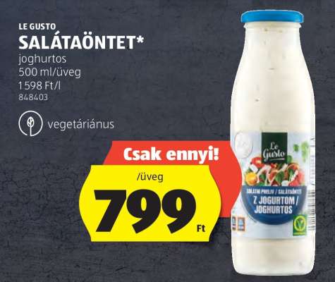 LE GUSTO SALÁTAÖNTET