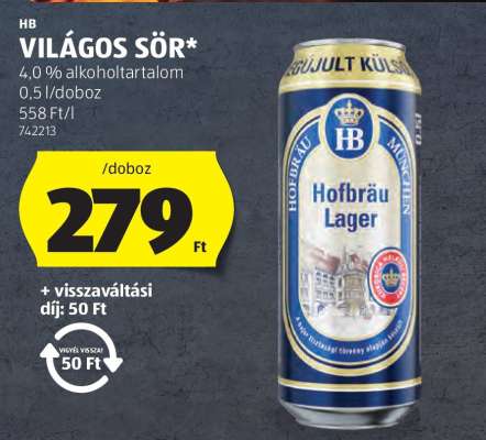 HB Világos Sör
