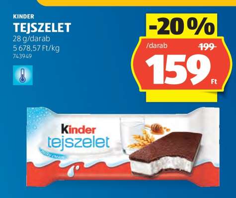 KINDER Tejszelet