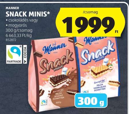 MANNER SNACK MINIS