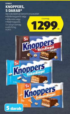 Knoppers, 5 darab