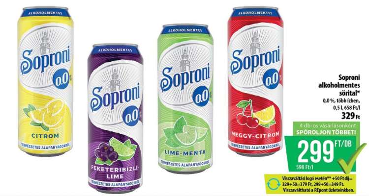 Soproni alkoholmentes sörital