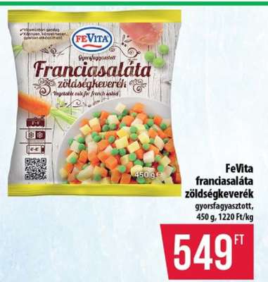 Fevita Franciasaláta zöldségkeverék