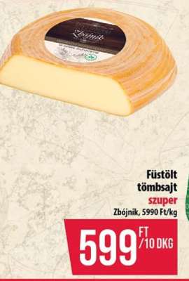 Füstölt tömbsajt
