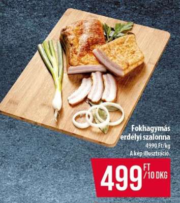 Fokhagymás erdélyi szalonna