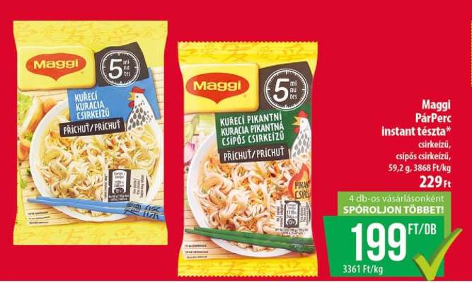 MAGGI Párperc Instant Tészta