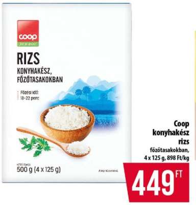 Coop konyhakész rizs