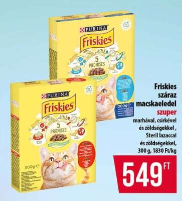 FRISKIES Száraz macskaeledel*