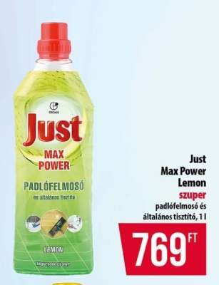 Just Max Power Lemon