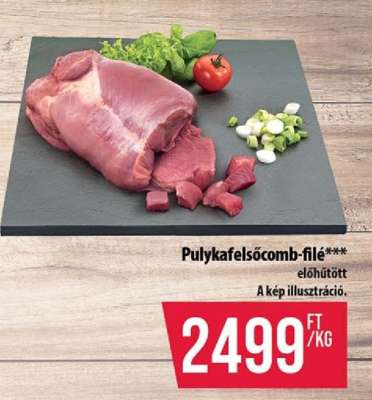Pulykafelsőcomb-filé
