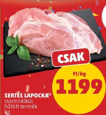 Sertés Lapocka