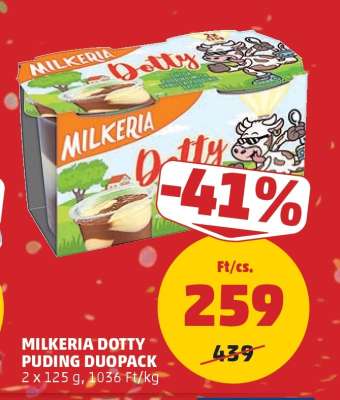 Milkeria Dotty Puding Duopack