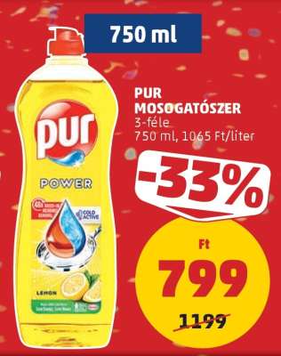 PUR Mosogatószer*