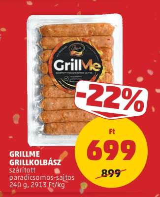 GrillMe grillkolbász