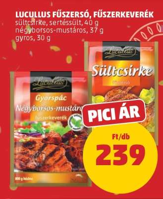LUCULLUS FŰSZERSÓ, FŰSZERKEVERÉK
