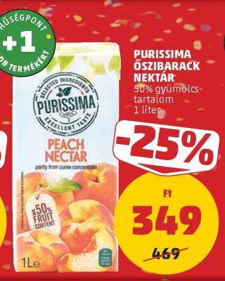 Purissima Őszibarack Nektár