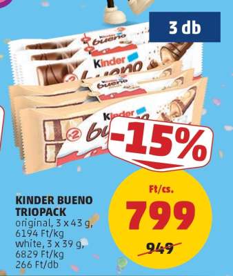 KINDER BUENO TRIOPACK