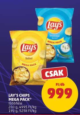 LAY’S CHIPS MEGA PACK