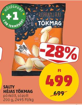 SALTY Héjas Tökmag