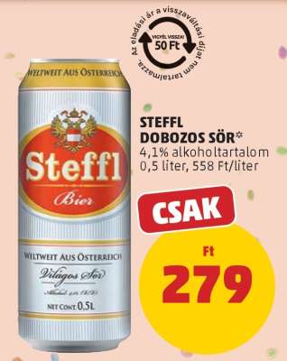 Steffl Dobozos Sör