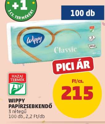 Wippy Papírzsebkendő
