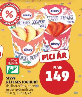 Sissy Réteges Joghurt