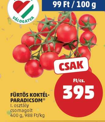FÜRTÖS KOKTÉL-PARADICSOM