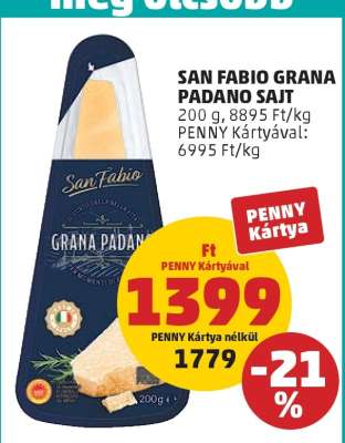 San Fabio Grana Padano Sajt