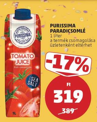PURISSIMA PARADICSOMLÉ