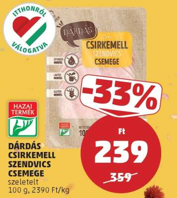Dárdás Csirkemell Szendvics Csemege