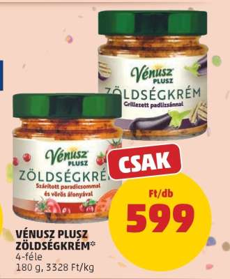 VÉNUSZ PLUSZ Zöldségkrém*