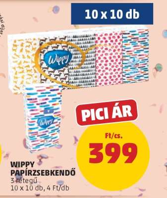 Wippy Papírzsebkendő