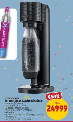 Sodastream otthoni szénsavasító készülék