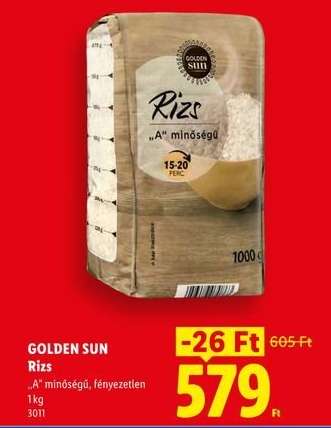 GOLDEN SUN Rízs